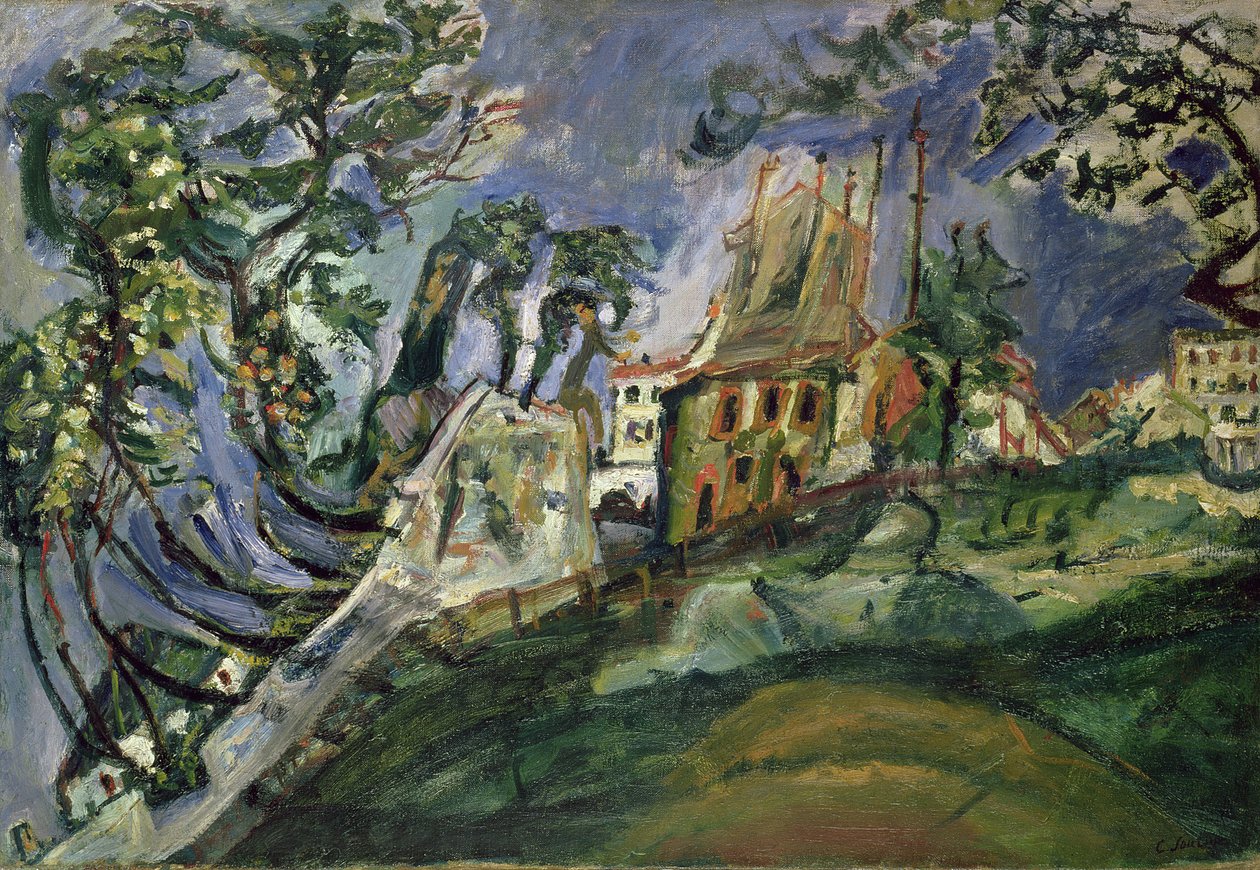 Montmartre, noin 1919 tekijältä Chaim Soutine