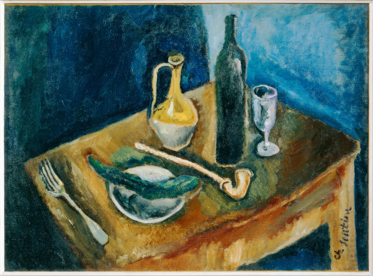 Asetelma putken kanssa tekijältä Chaim Soutine