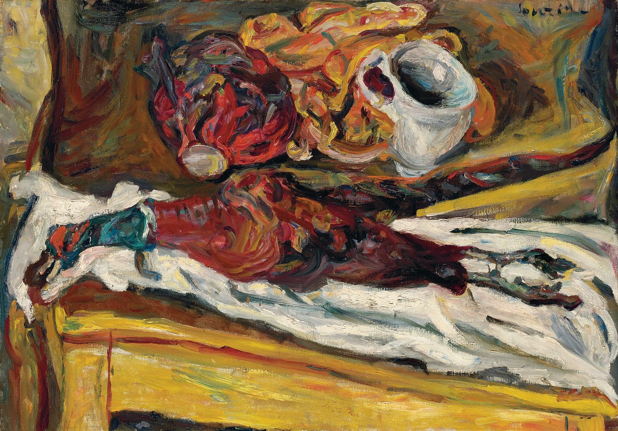 Fasaani ja kaali; Kaalifasaani, 1926-1927 tekijältä Chaim Soutine