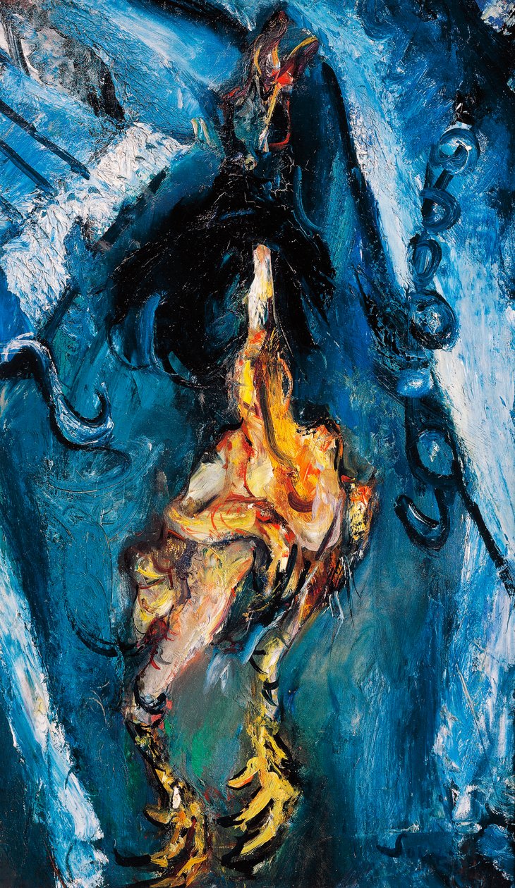 Kynitty kana, noin 1925, kirjoittanut Chaim Soutine (1894-1943), öljy kankaalle. Ranska, 1900-luku. tekijältä Chaim Soutine