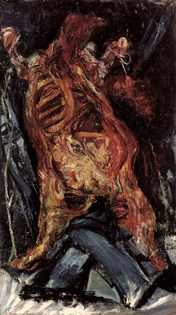 Side of Beef (öljy kankaalle) tekijältä Chaim Soutine