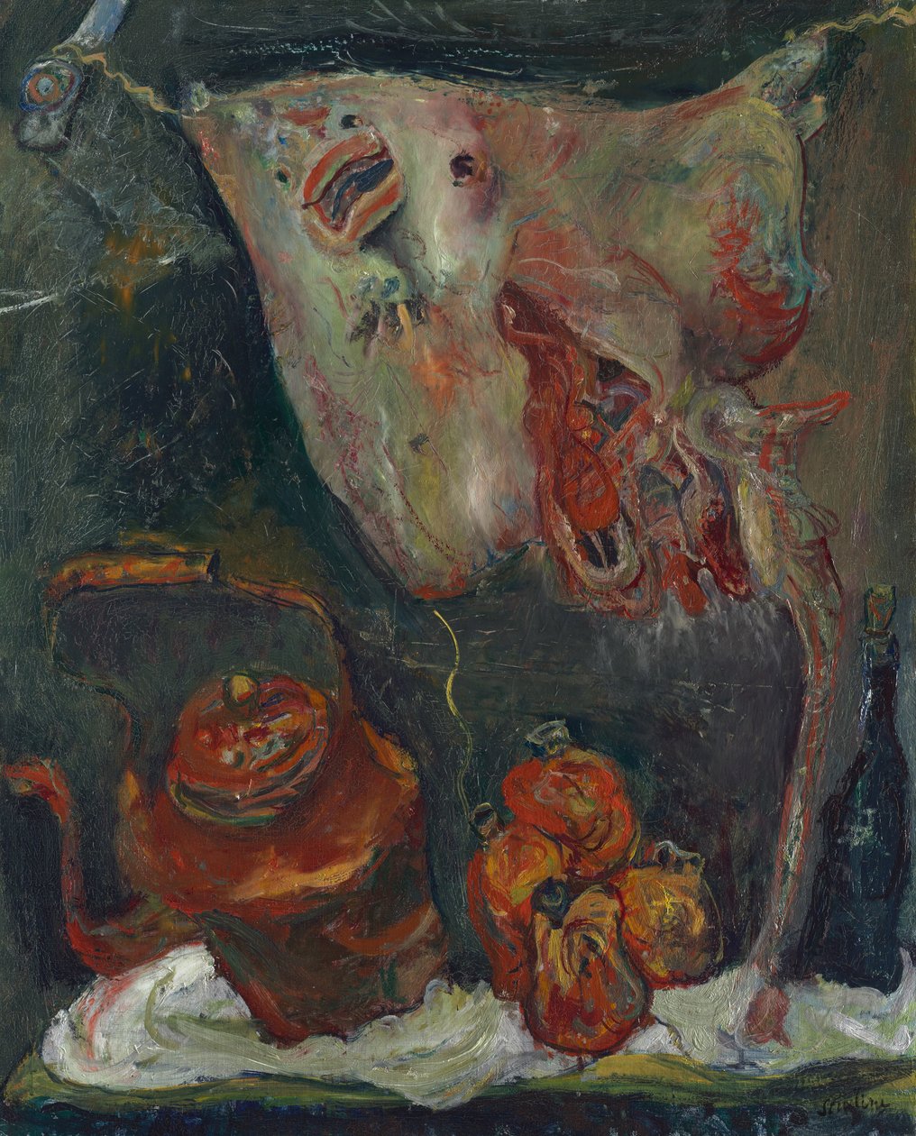 Asetelma Rayfishin kanssa, 1923 tekijältä Chaim Soutine