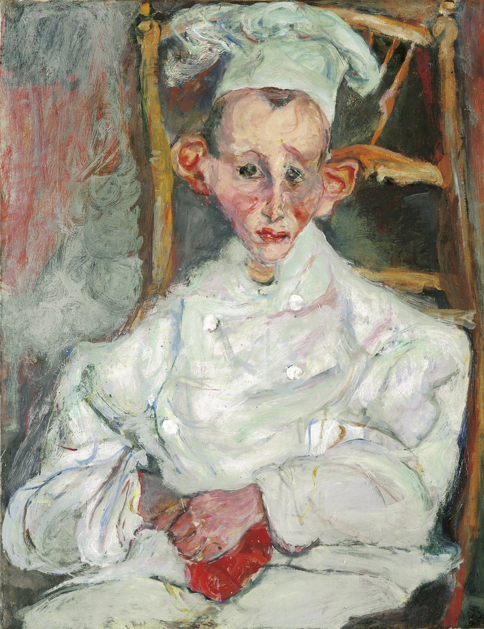 Pieni leivonnainen Cagnesista; Cagnesin kondiittori, n. 1922-1923 tekijältä Chaim Soutine