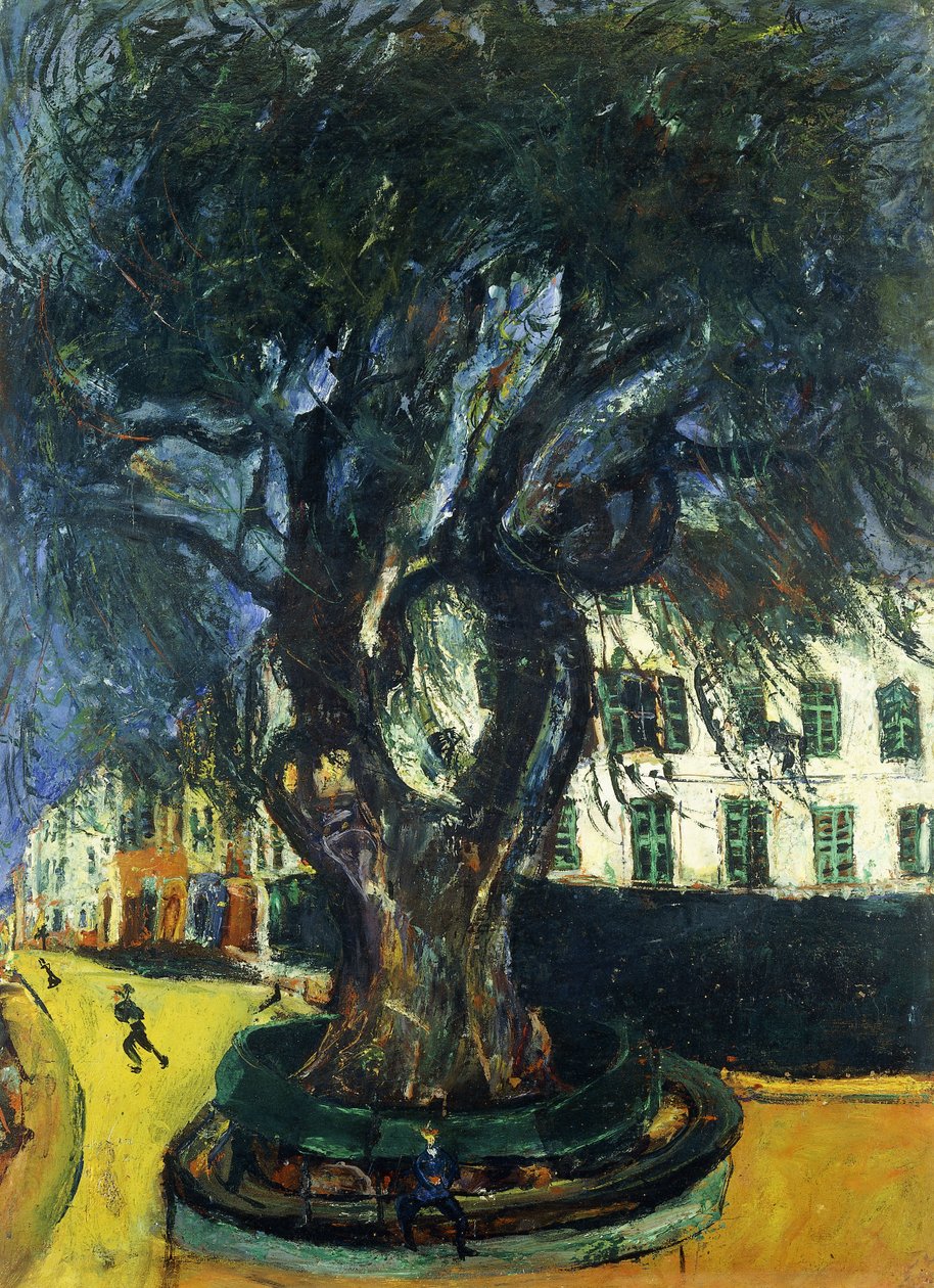 Puu Vencessä; Vencen puu, noin 1929 tekijältä Chaim Soutine