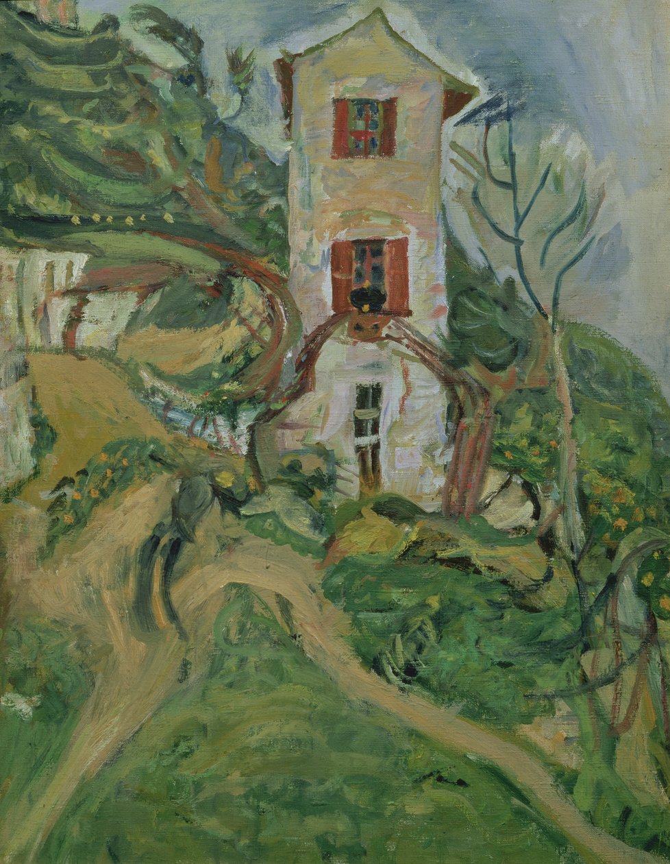 Valkoinen talo, n. 1933 tekijältä Chaim Soutine