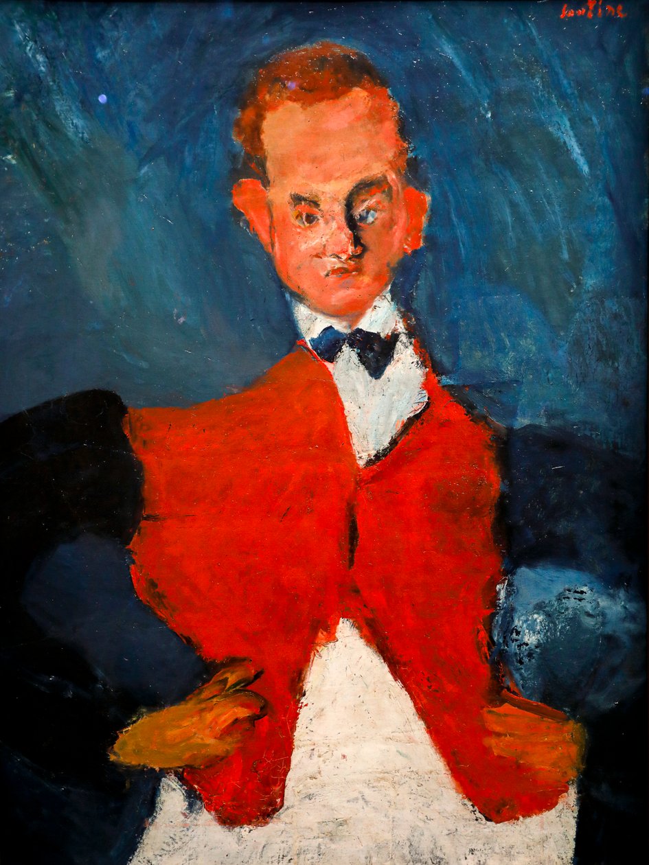 Huonepalvelun tarjoilija tekijältä Chaim Soutine