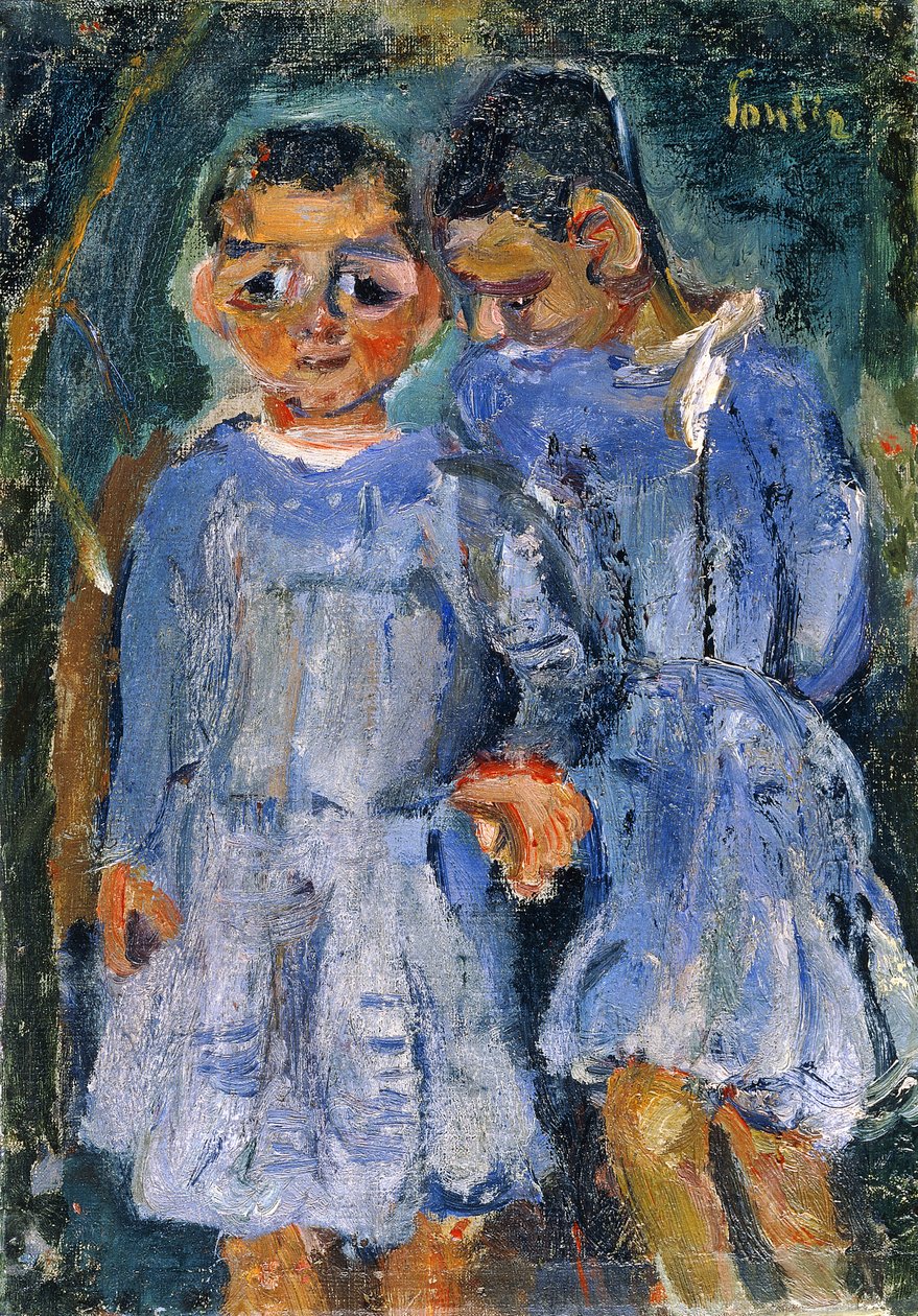 Kaksi lasta; kaksi lasta, tekijältä Chaim Soutine