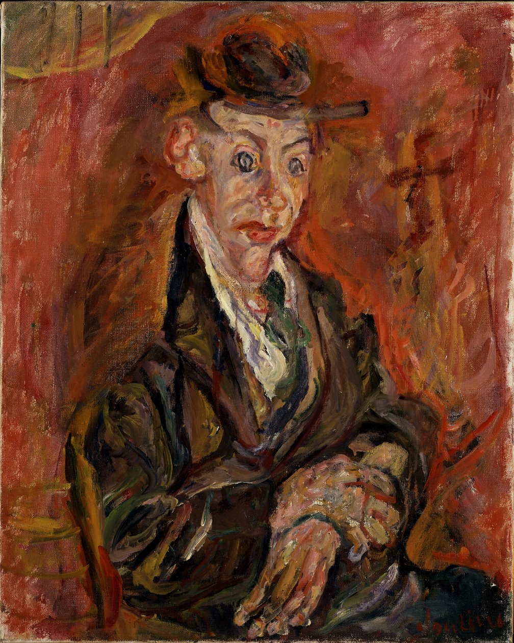 Nainen, jolla on pyöreät silmät tekijältä Chaim Soutine