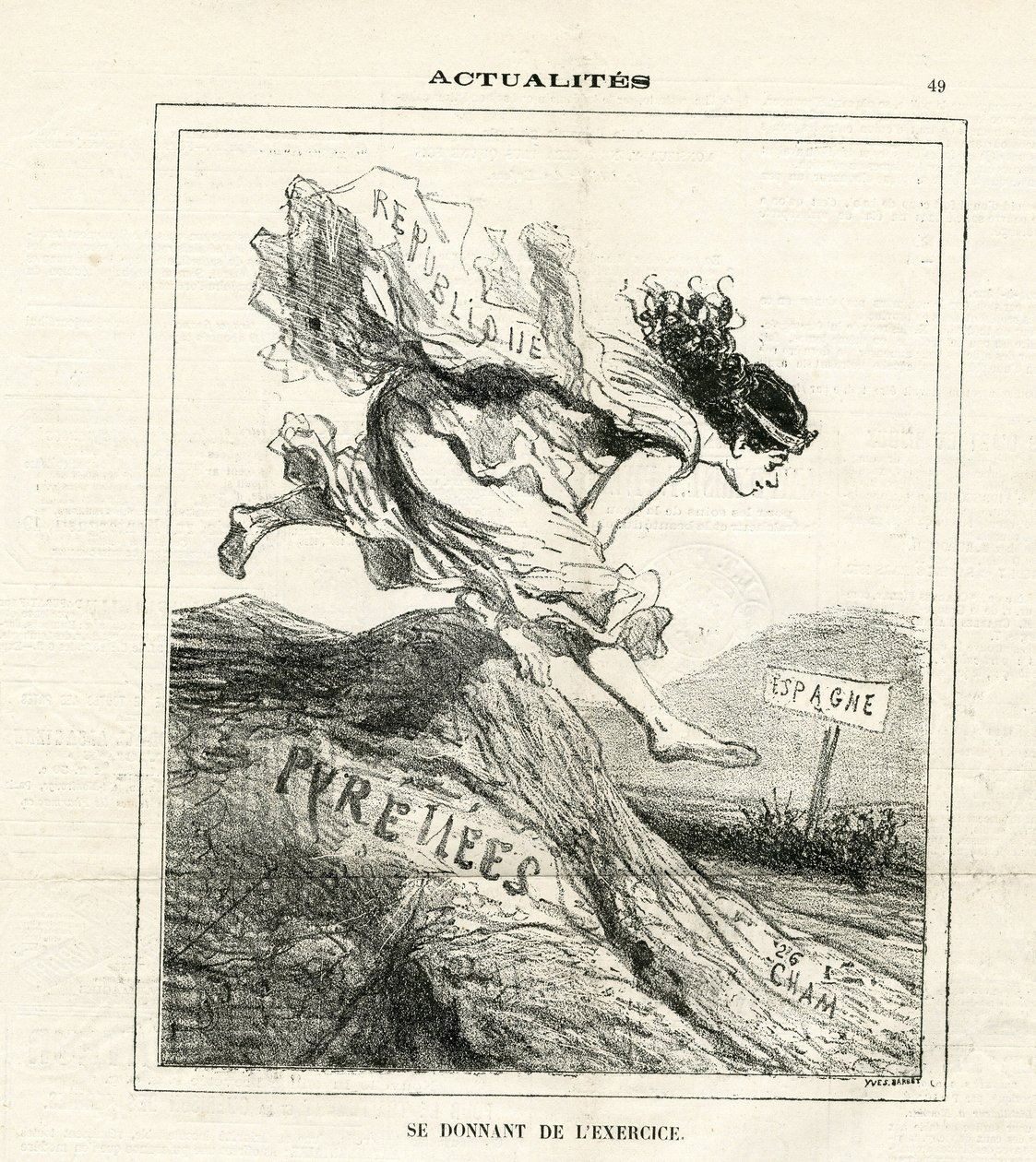 Kuva Chamista (1819-1879) Le Charivarissa tekijältä Amédée de Noé