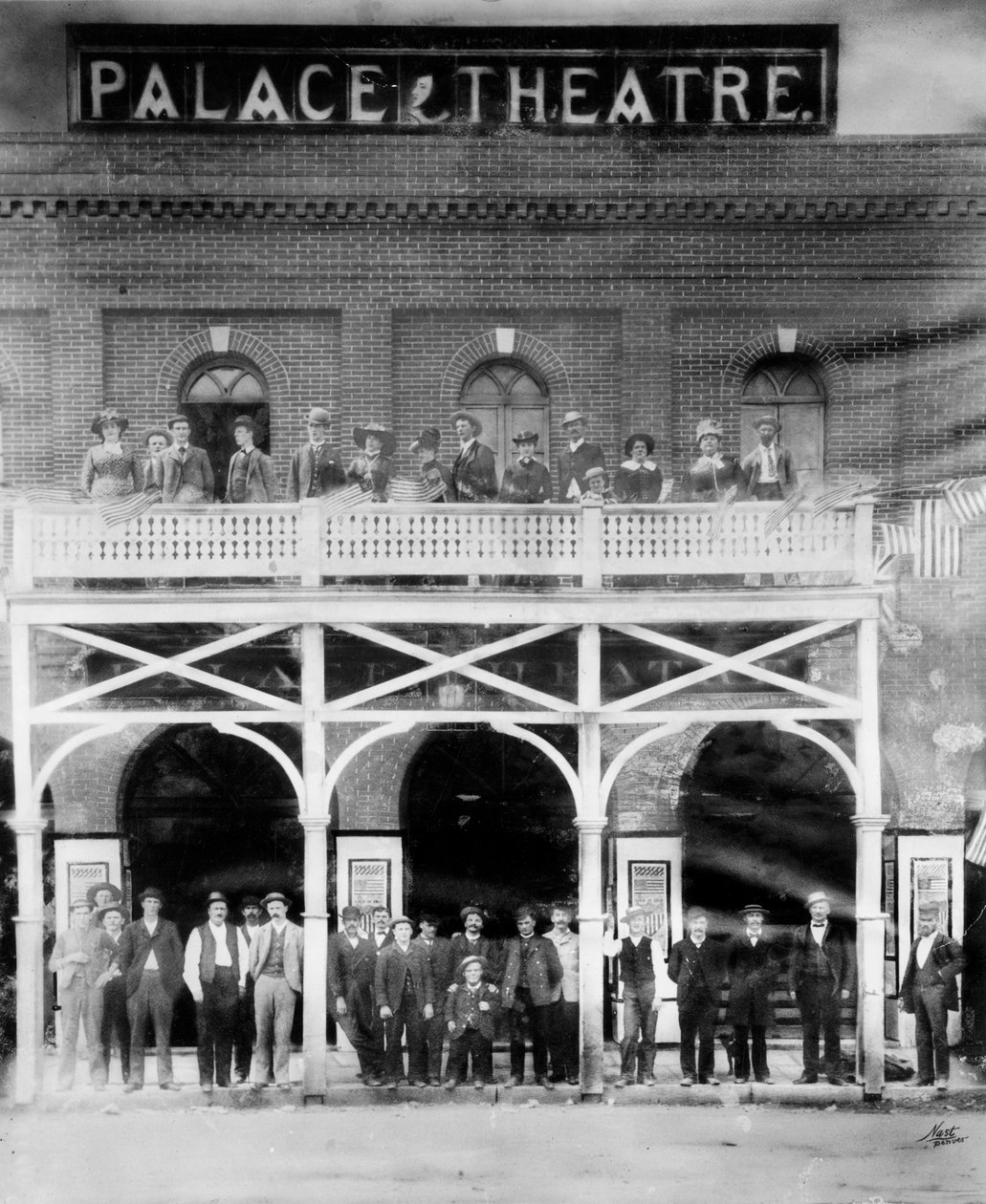 Palace Theatre, 15th und Blake Streets, n. 1880-1890 tekijältä Charles A. Nast