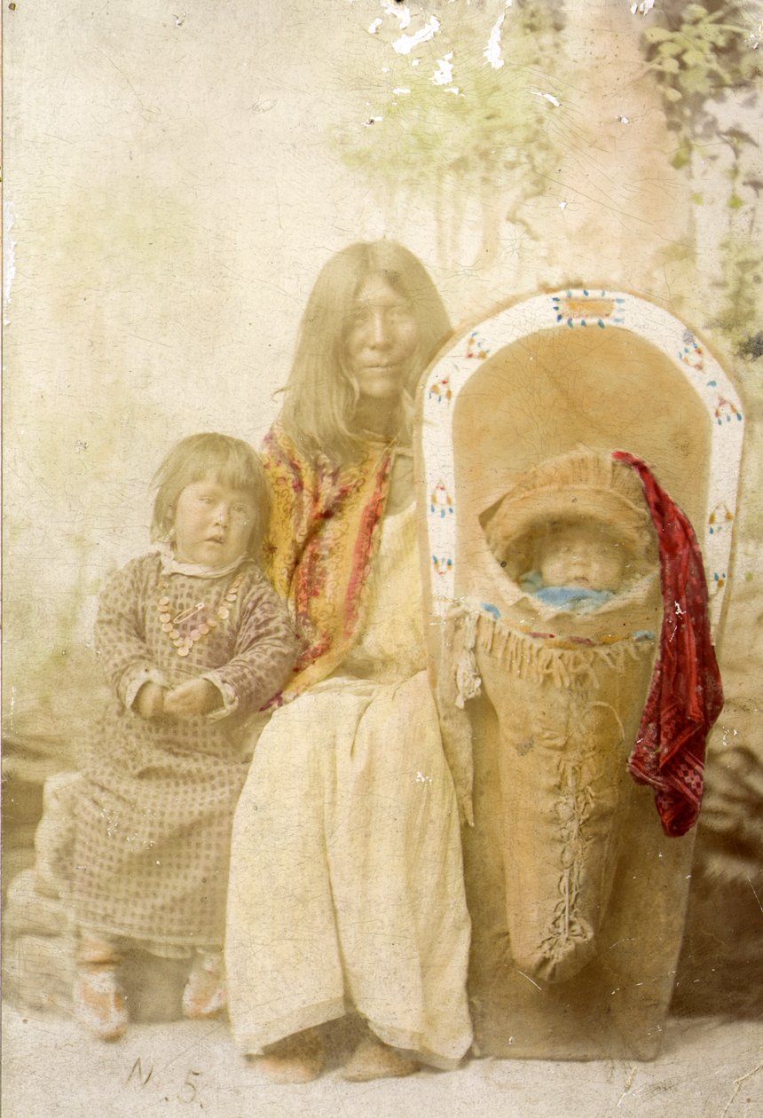 Ute-intiaanit Etelä-Coloradosta, 1895 tekijältä Charles A. Nast