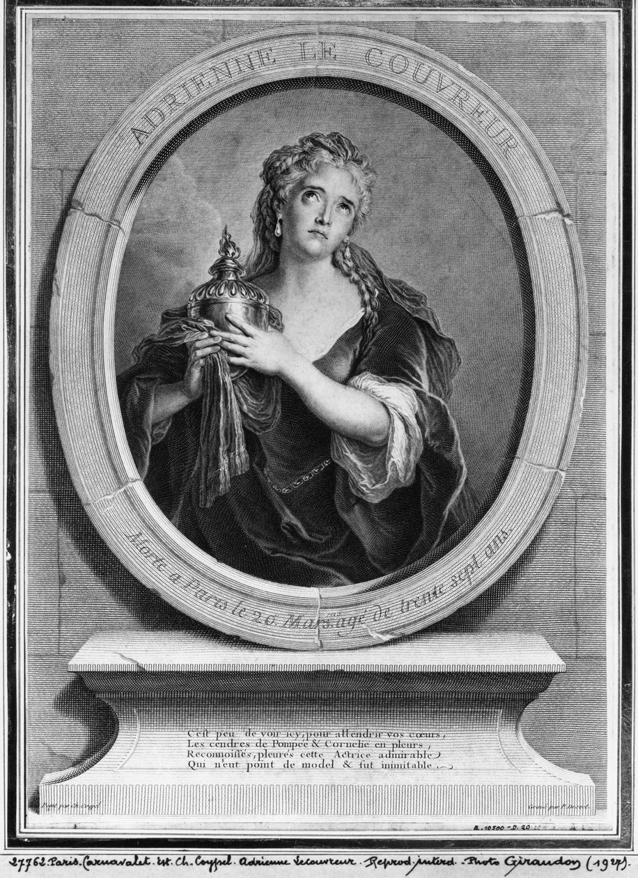 Adrienne Lecouvreur (1692-1730) Pierre Drevet