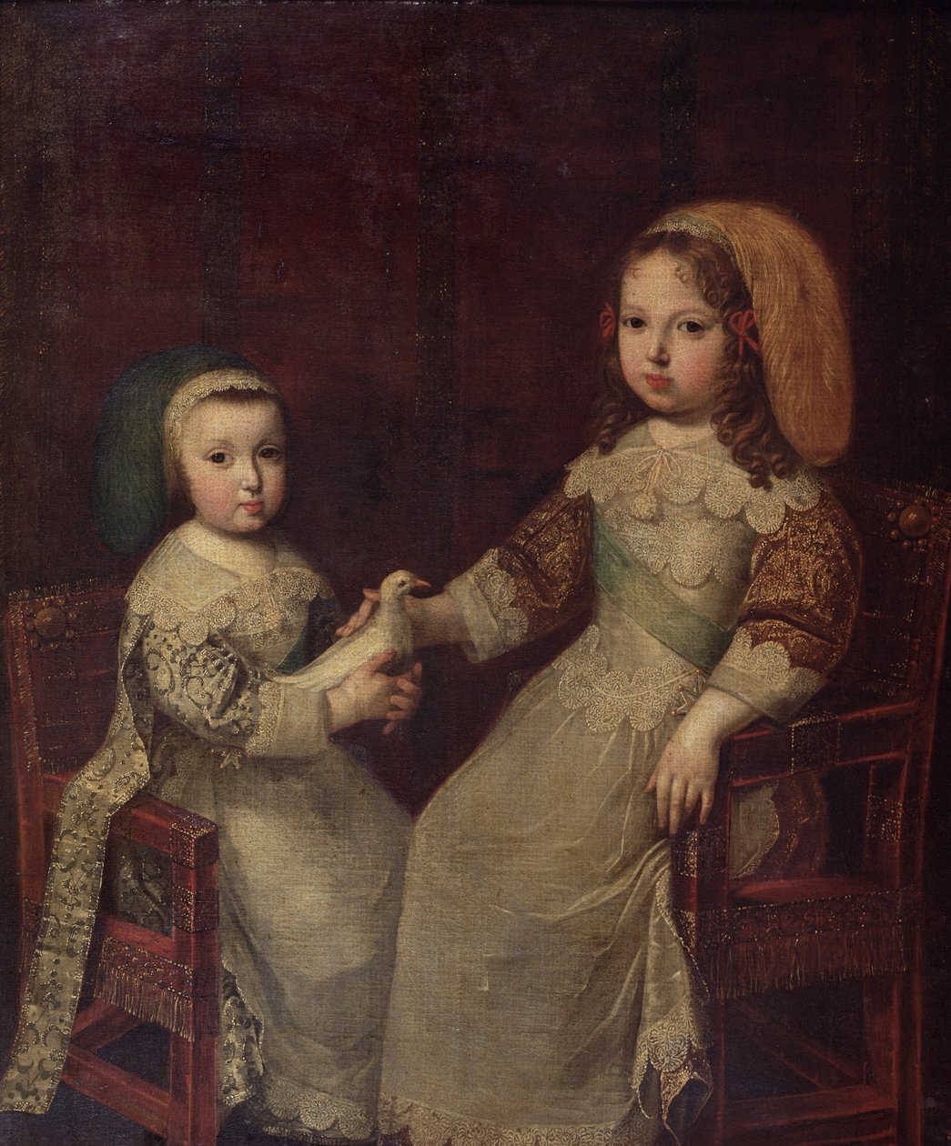 Kuningas Ludvig XIV (1638-1715) lapsena Philippe I:n, Orleansin herttuan (1640-1701) kanssa tekijältä Charles Beaubrun