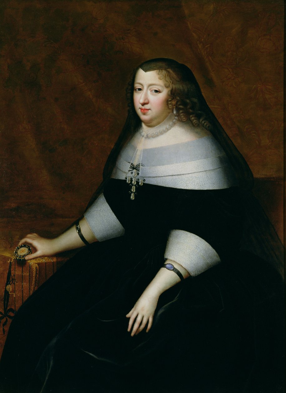 Anna Itävallan muotokuva (1601-66) tekijältä Charles Beaubrun