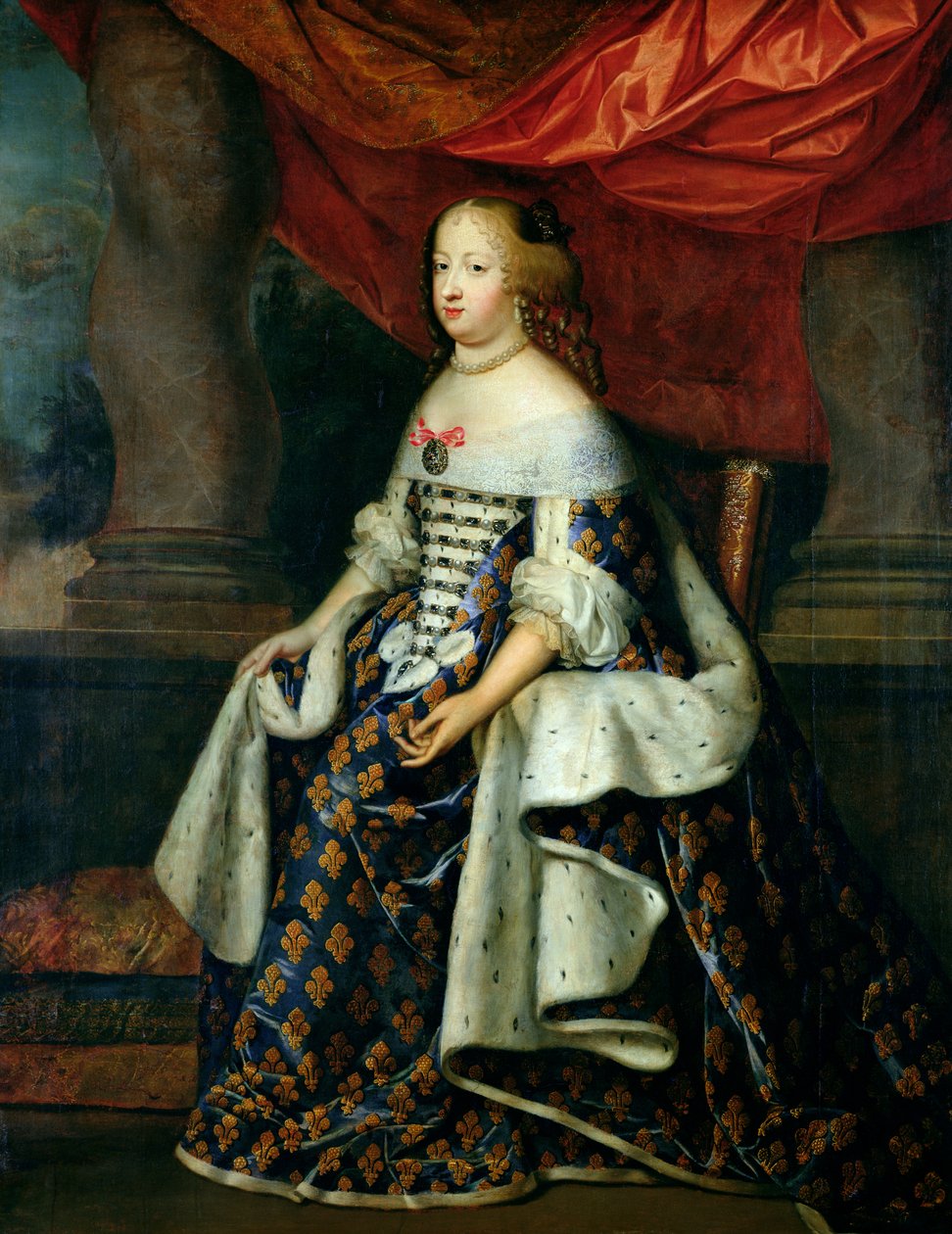 Itävallan Marie-Theresen (1638-83) muotokuva vuoden 1660 jälkeen tekijältä Charles Beaubrun