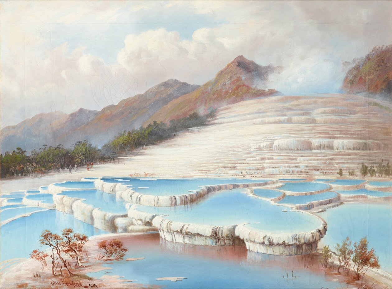 Valkoiset terassit, Uusi -Seelanti tekijältä Charles Blomfield