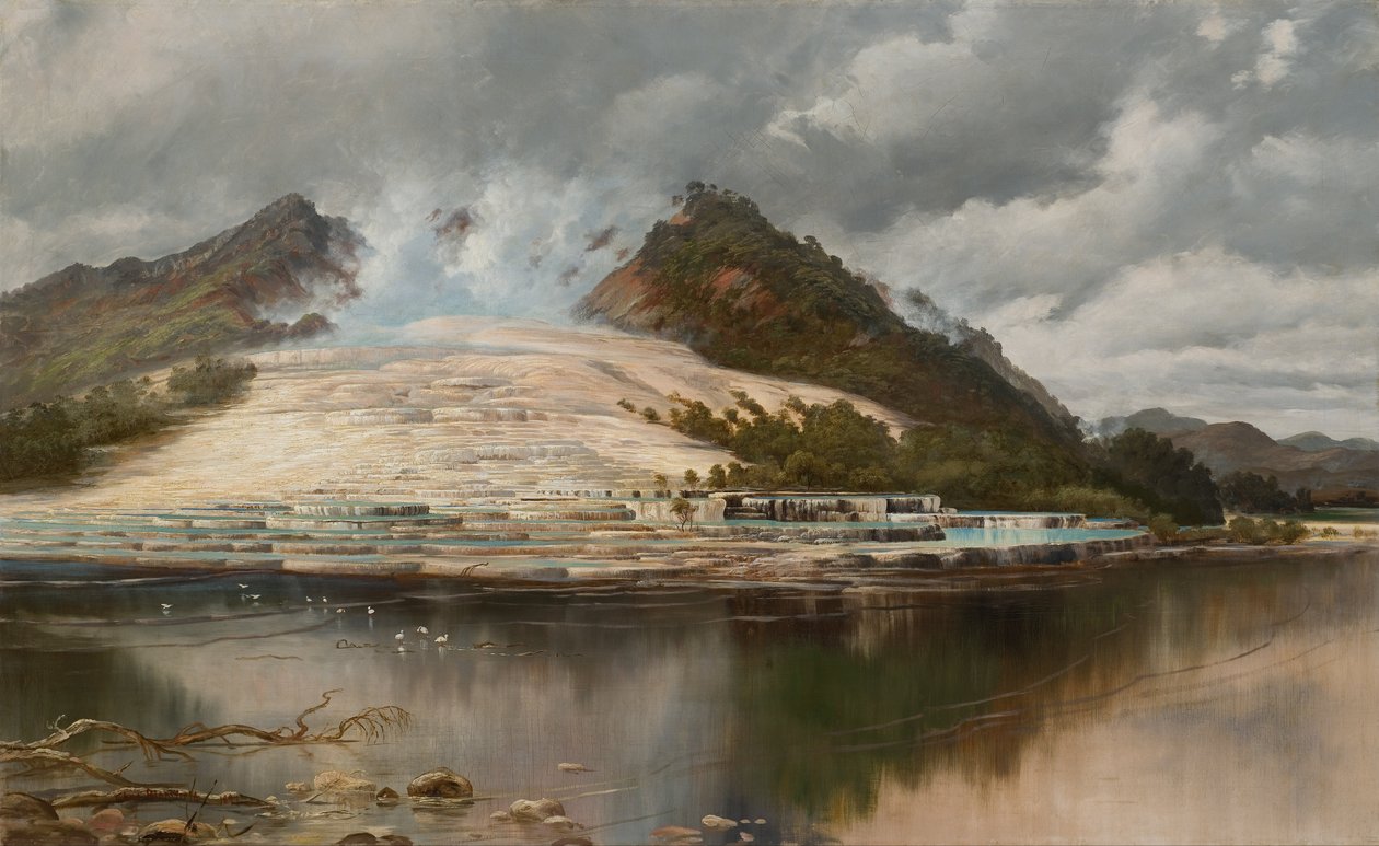 Valkoiset terassit, Rotomahana tekijältä Charles Blomfield
