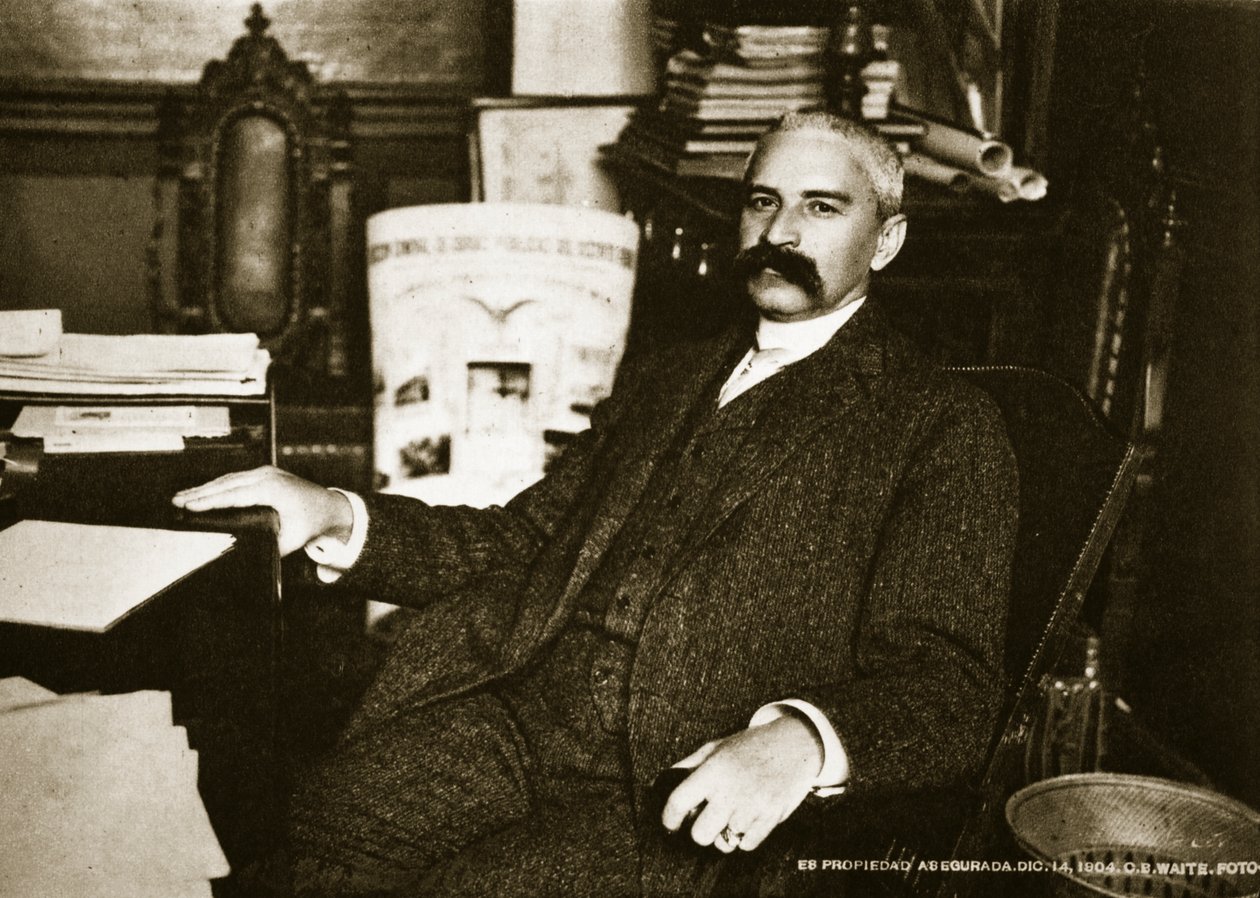 Varapresidentti Ramon Corral, 14. joulukuuta 1904 (svetokuva). tekijältä Charles Burlingame Waite