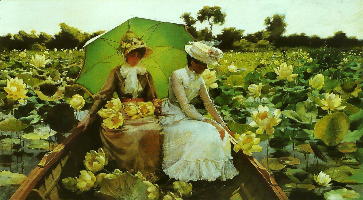 Lotus Lilies Francais: Nenuphars tekijältä Charles Courtney Curran