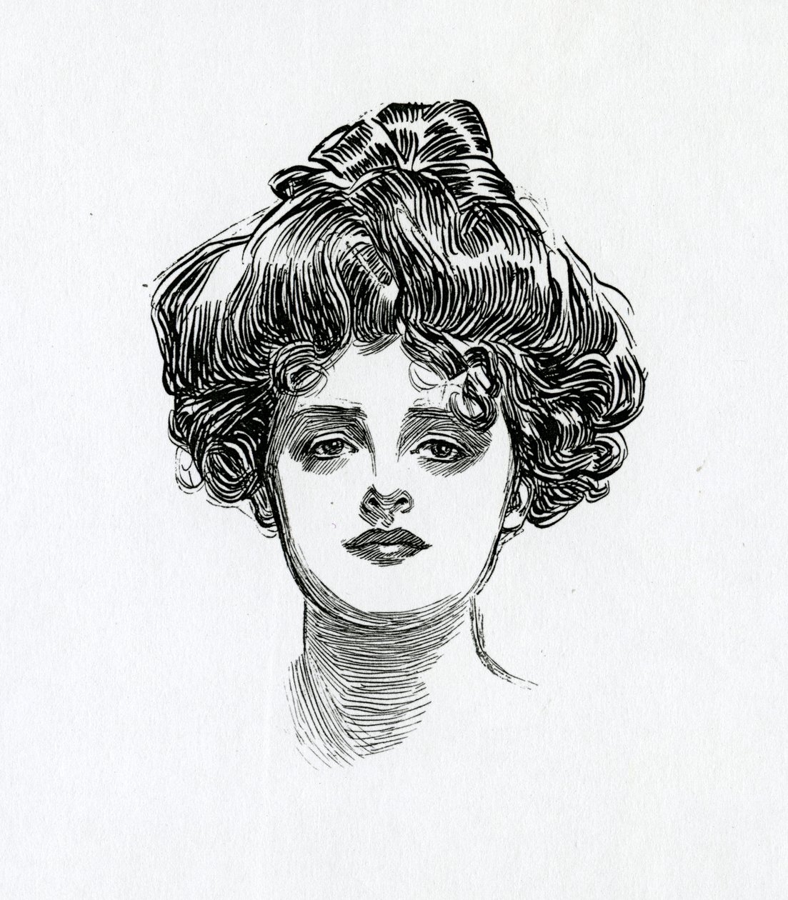 Gibson-tyttö, n. 1902 tekijältä Charles Dana Gibson