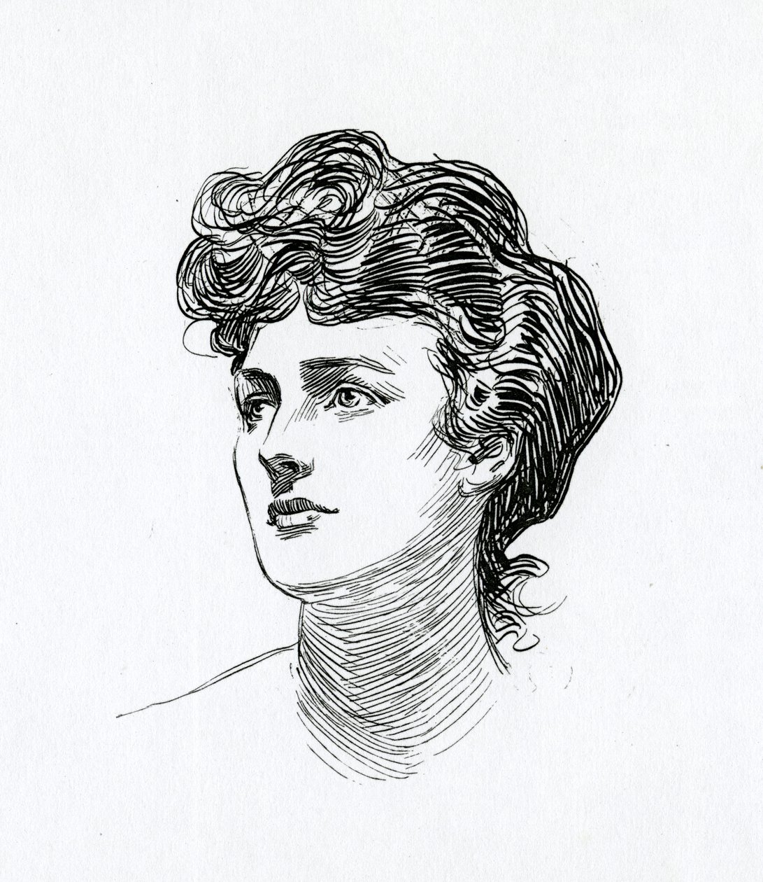 Gibson-tyttö, n. 1902 tekijältä Charles Dana Gibson