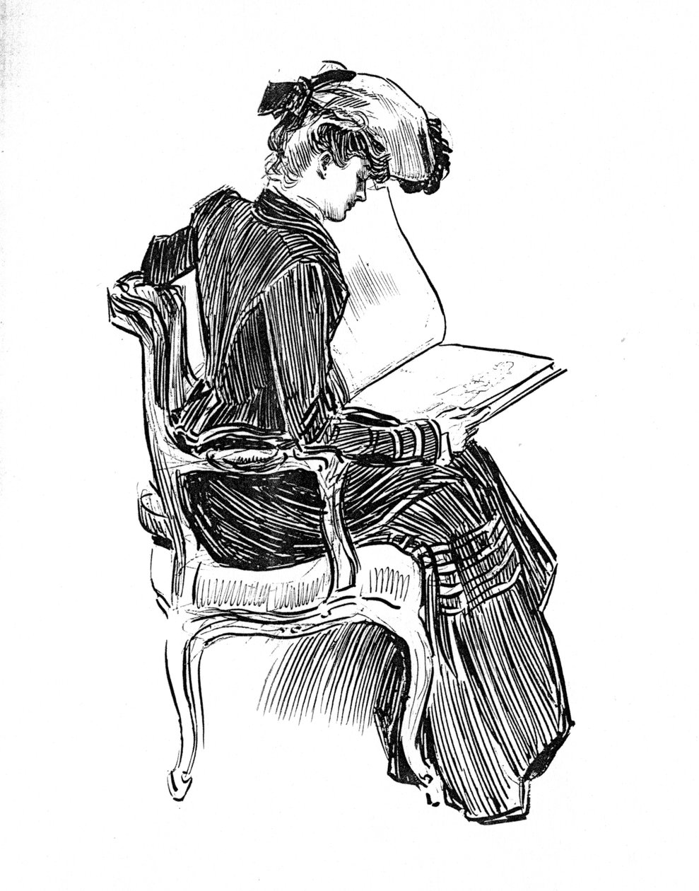 Gibsonin tyttö, noin 1902 tekijältä Charles Dana Gibson
