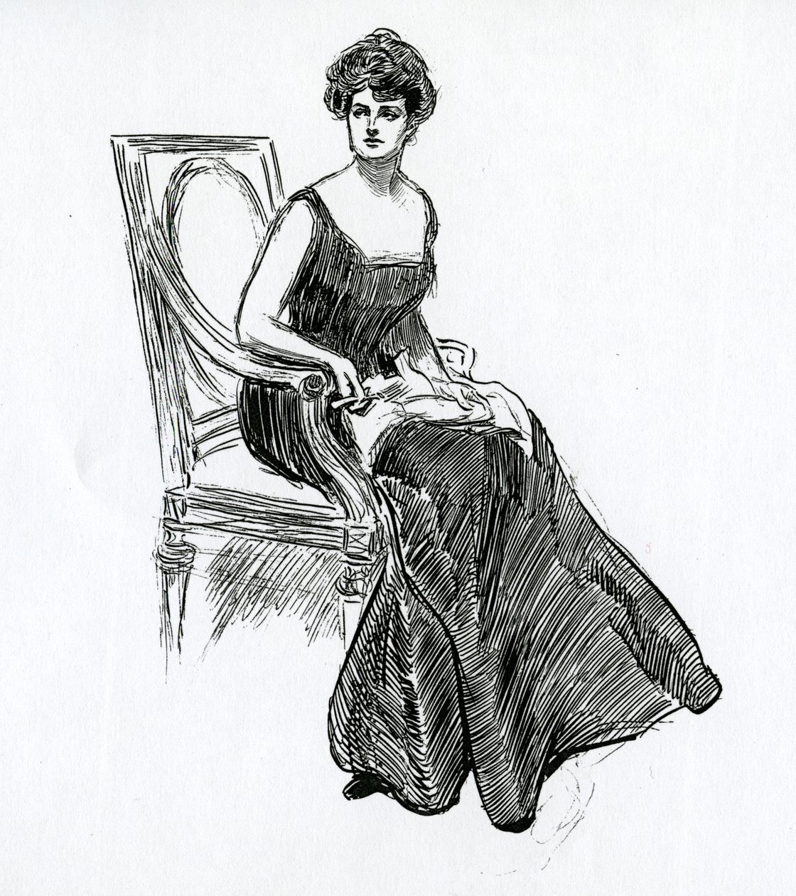 Gibson-tyttö, n. 1902 tekijältä Charles Dana Gibson