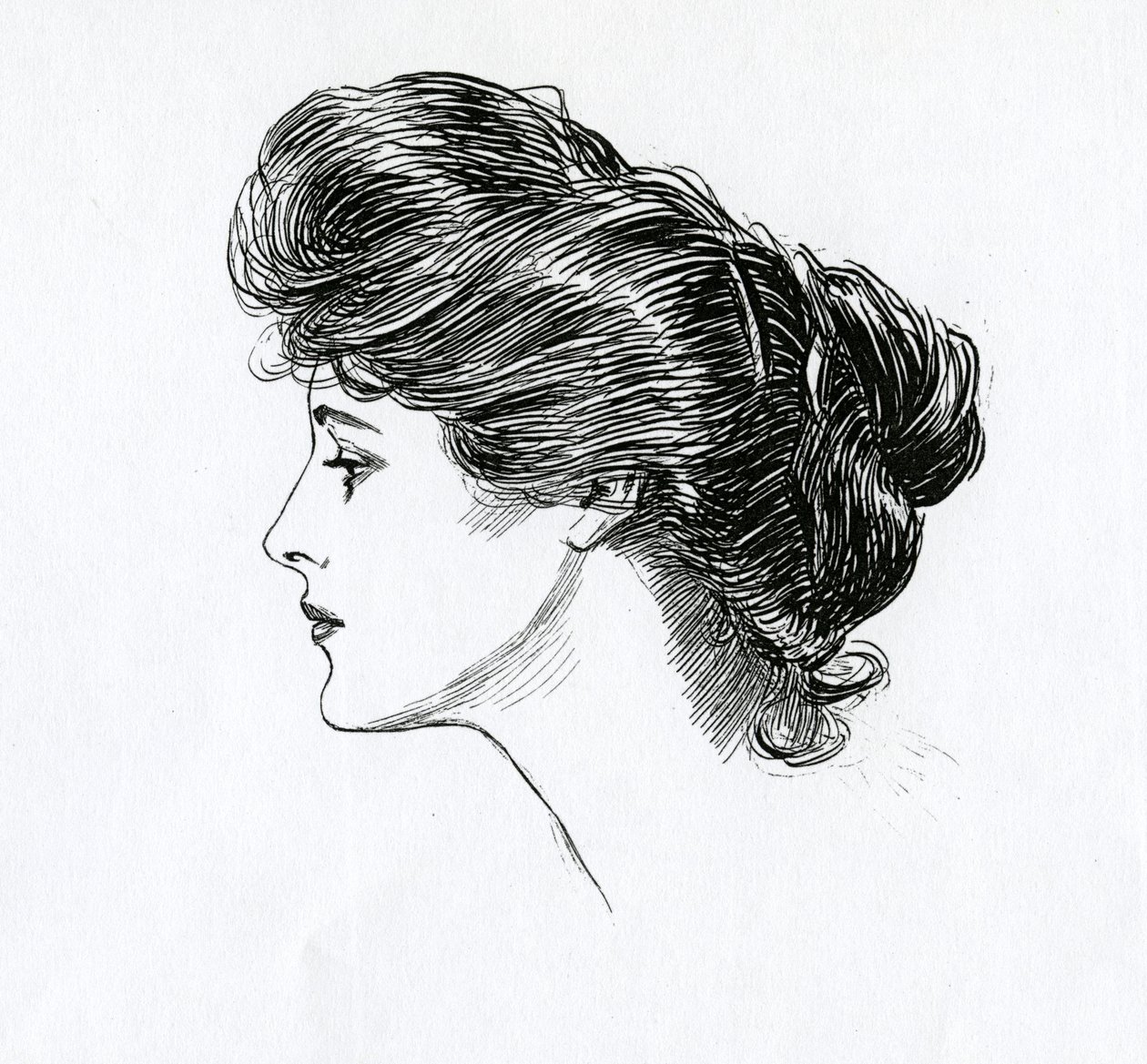 Gibsonin tyttö, noin 1902 tekijältä Charles Dana Gibson