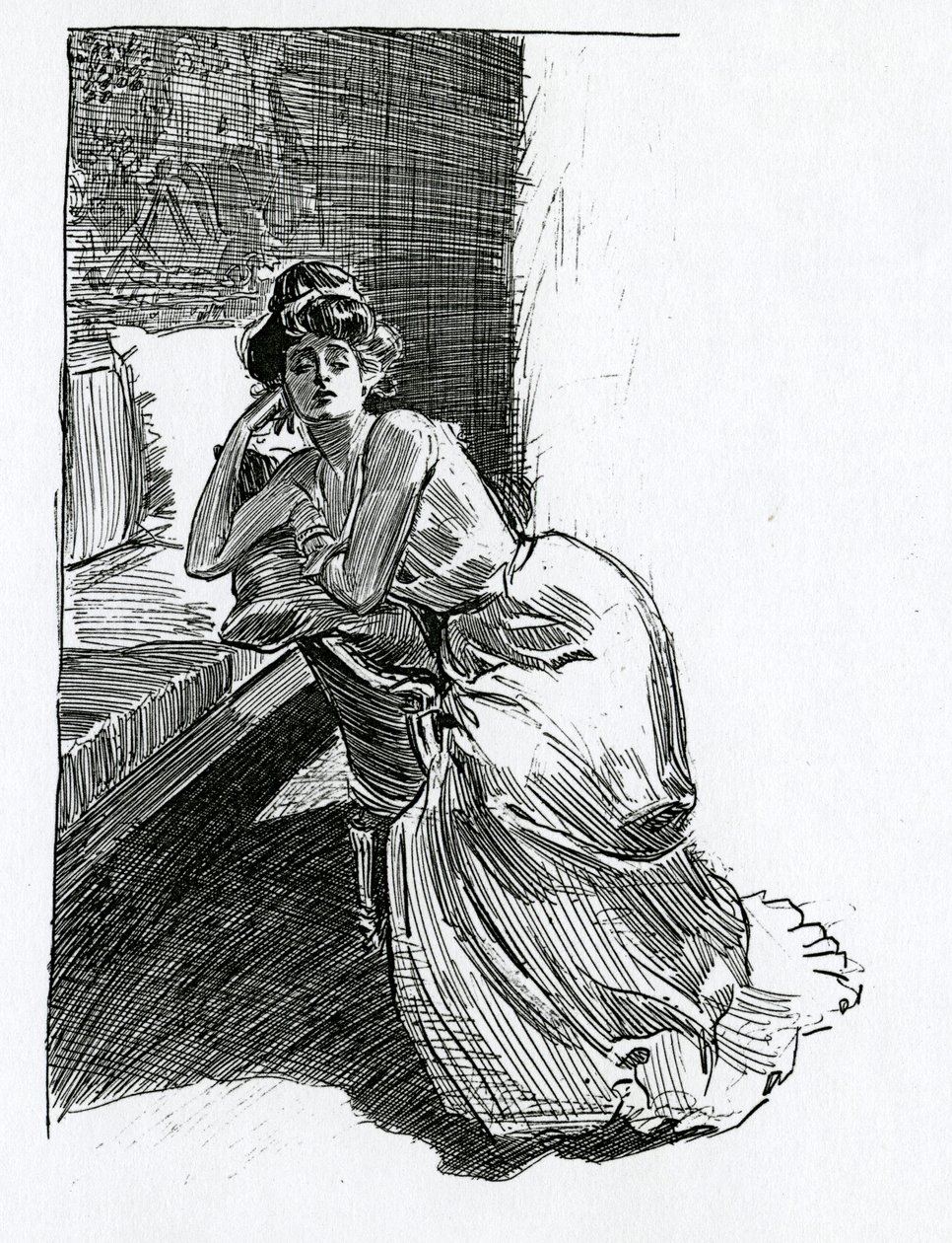 Gibson-tyttö, n. 1902 tekijältä Charles Dana Gibson