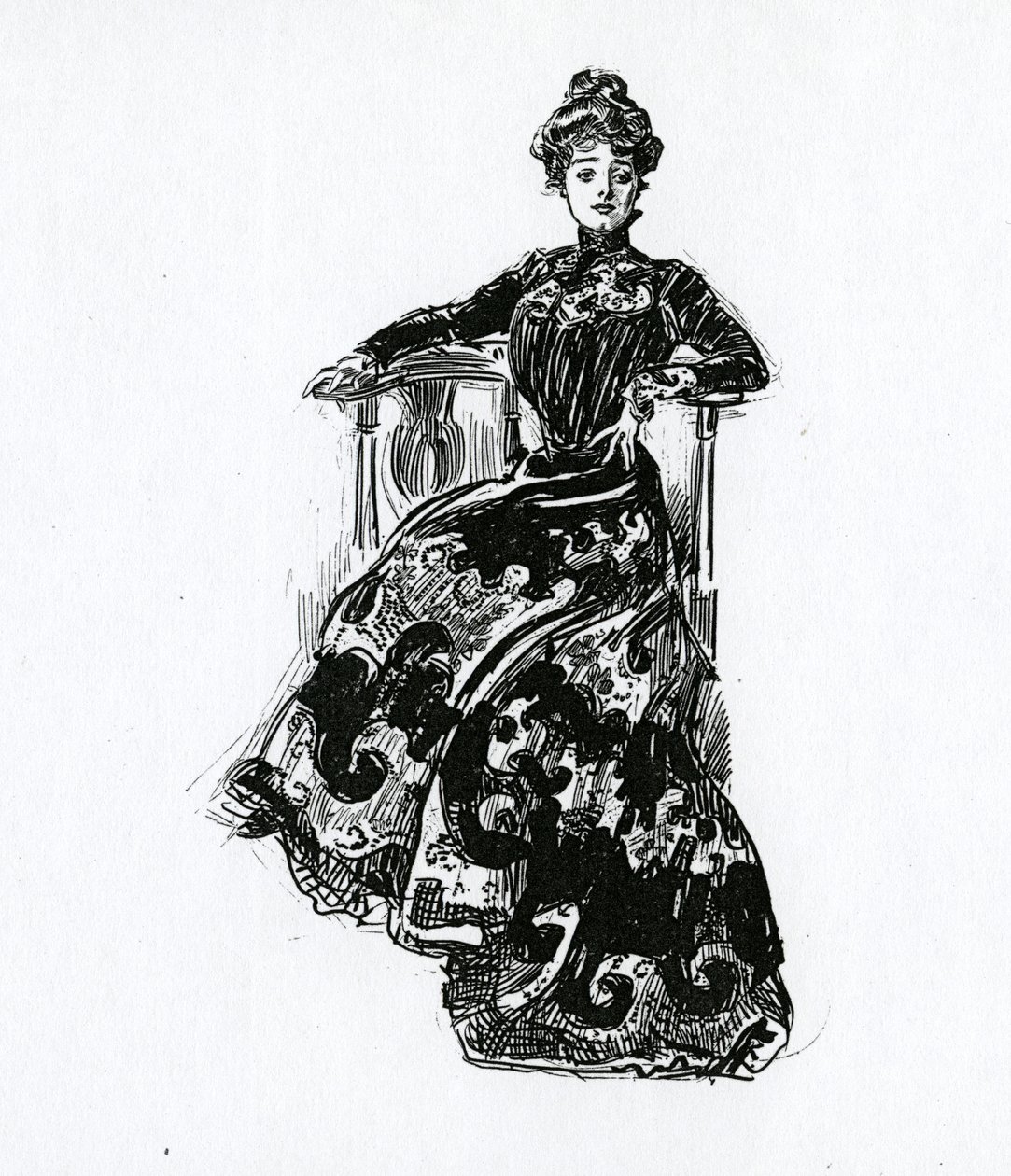 Gibson-tyttö, n. 1902 tekijältä Charles Dana Gibson