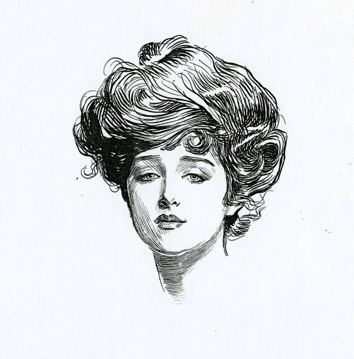 Gibson-tyttö, n. 1902 tekijältä Charles Dana Gibson