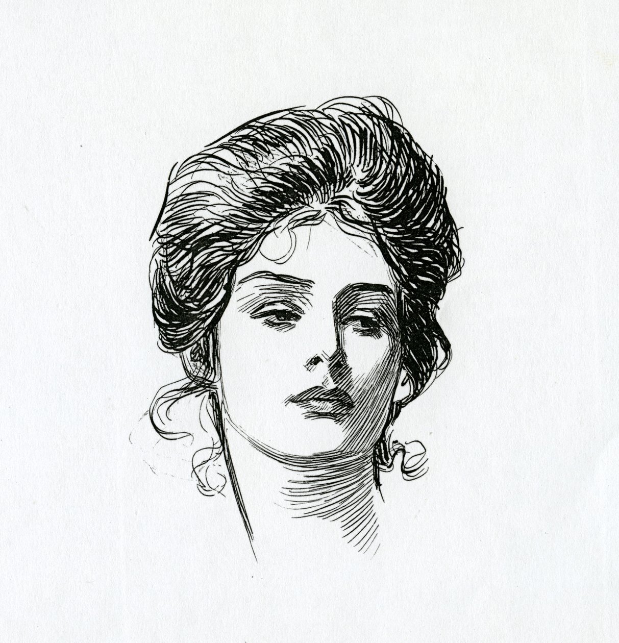 Gibson-tyttö, n. 1902 tekijältä Charles Dana Gibson