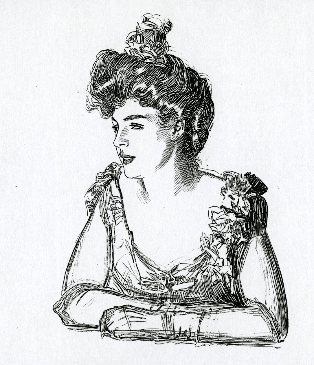 Gibson-tyttö, n. 1902 tekijältä Charles Dana Gibson