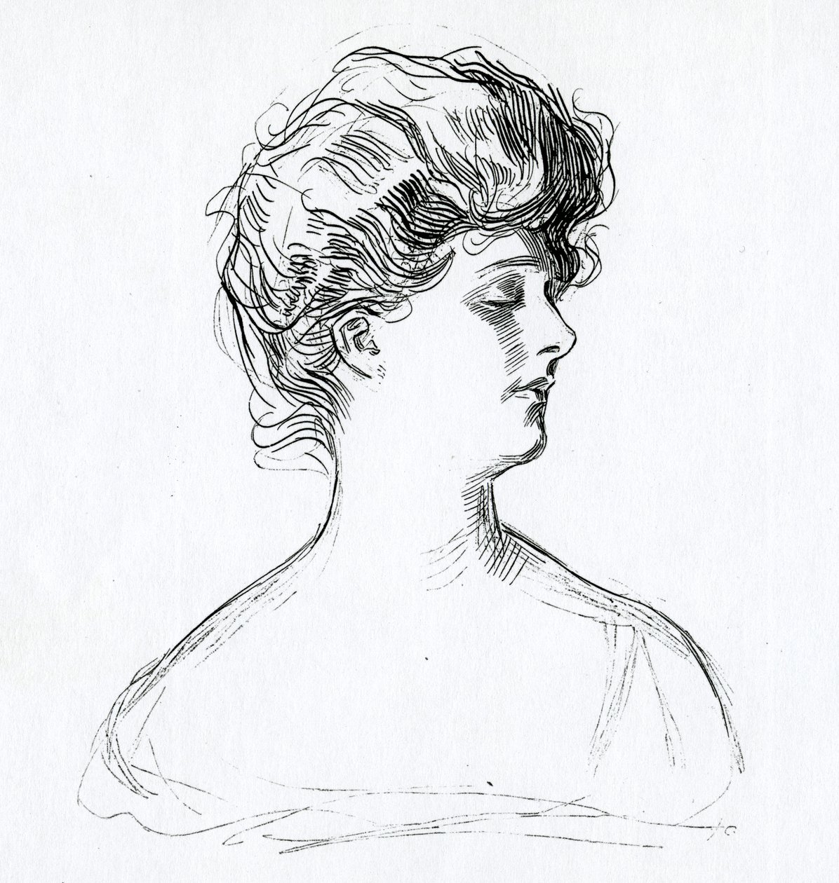 Gibson-tyttö, n. 1902 tekijältä Charles Dana Gibson