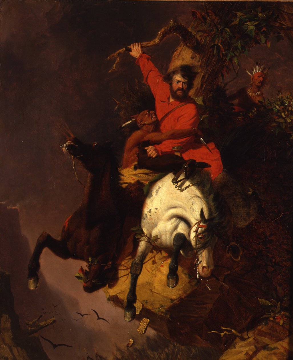 Kuolemantaistelu, 1840-45 tekijältä Charles Deas