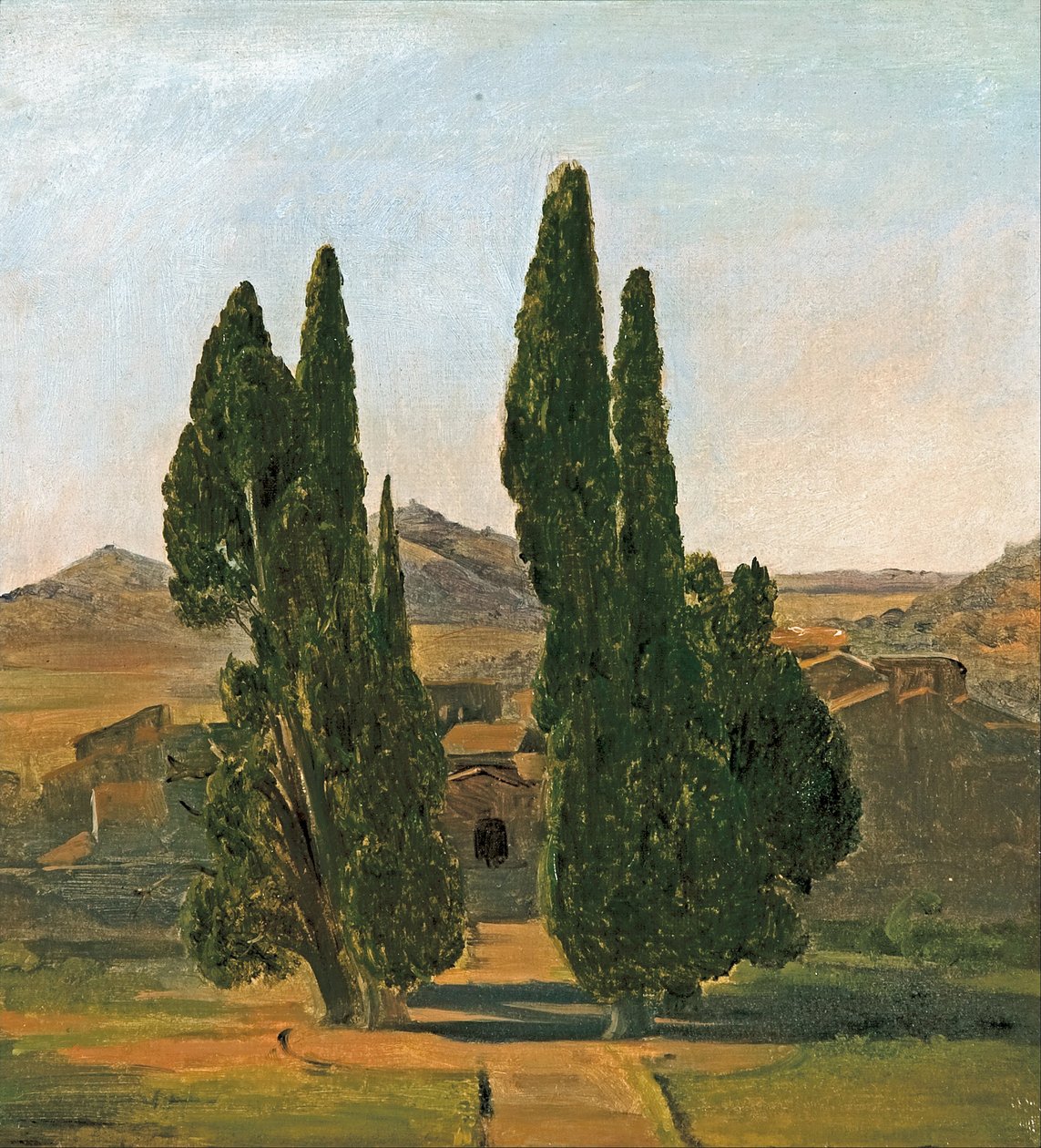 Sypressipuita Villa dEstessä tekijältä Charles Lock Eastlake