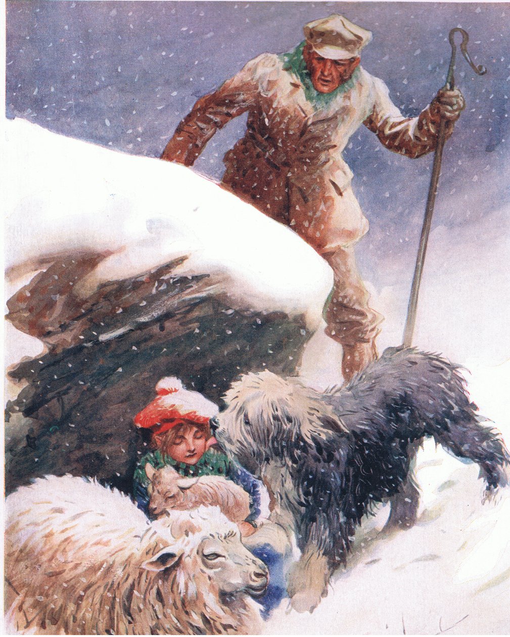 Löytyy: The Big Book for Children (Herbert Strang), julkaisija Humphrey Milford, Oxford University Press, n. 1920 tekijältä Charles Edmund Brock