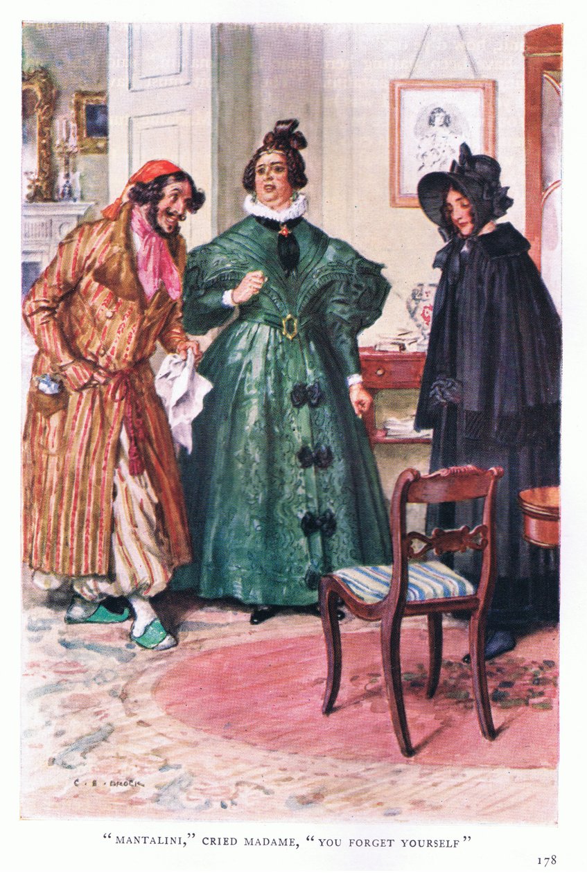 Mantalini huusi madame, unohdat itsesi tekijältä Charles Edmund Brock