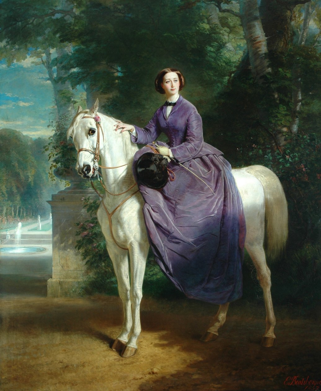 Keisarinna Eugenie, 1857 tekijältä Charles Edouard Boutibonne