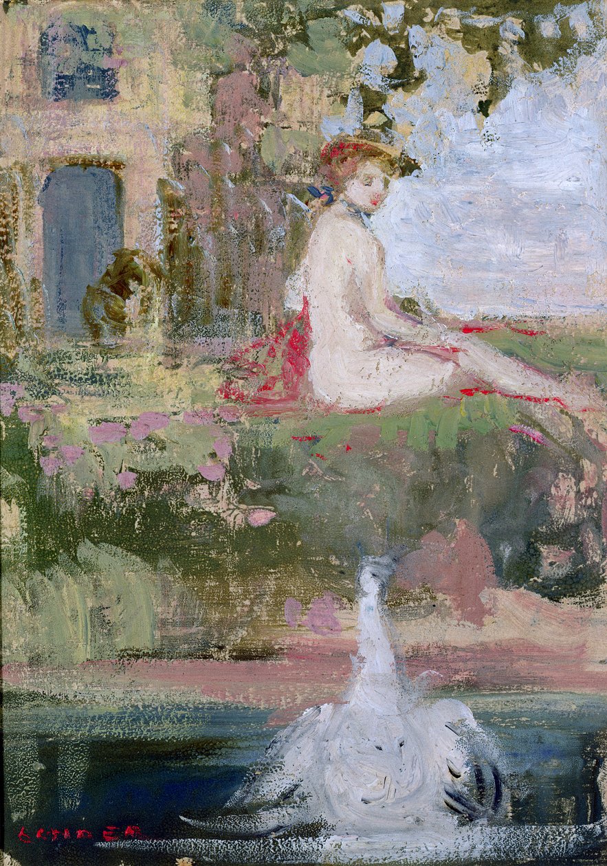 Leda ja joutsen tekijältä Charles Edward Conder