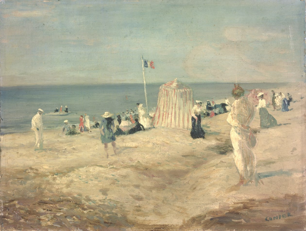 Ambleteusen ranta, 1901 tekijältä Charles Edward Conder