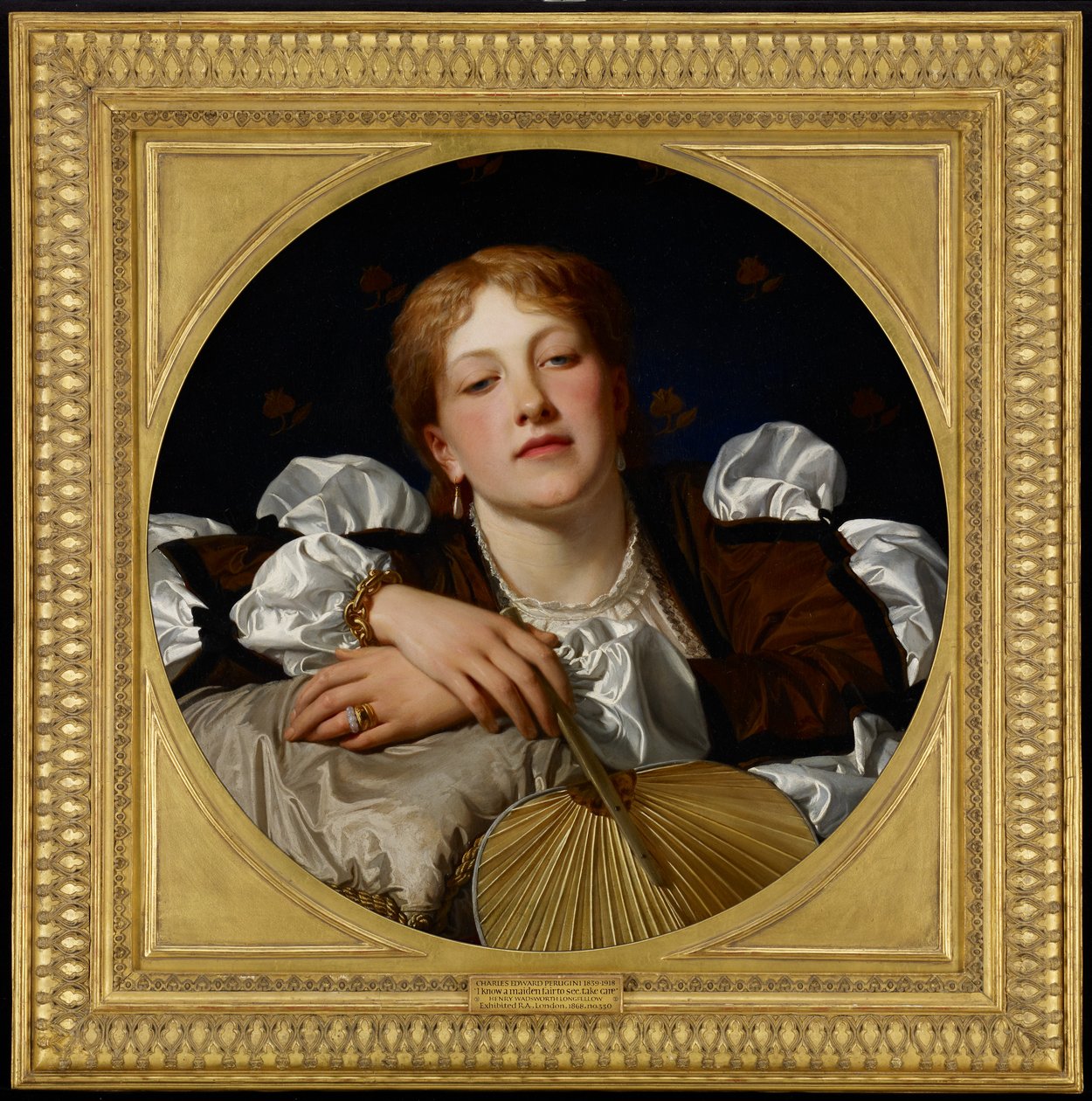 Tiedän neitsytnäyttelyn nähdä, huolehtia, 1868 (öljy paperille asetettu kankaalle) tekijältä Charles Edward Perugini