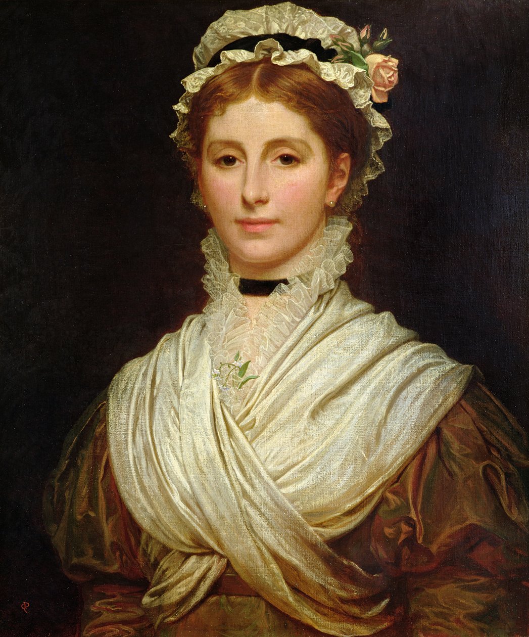 Katey Peruginin muotokuva hänen miehensä, 1873-75 tekijältä Charles Edward Perugini