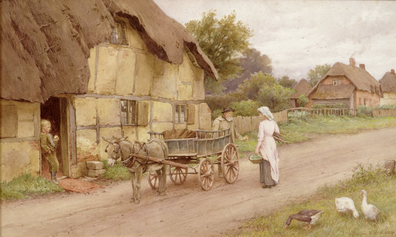 Aasinkärry, n. 1920 tekijältä Charles Edward Wilson