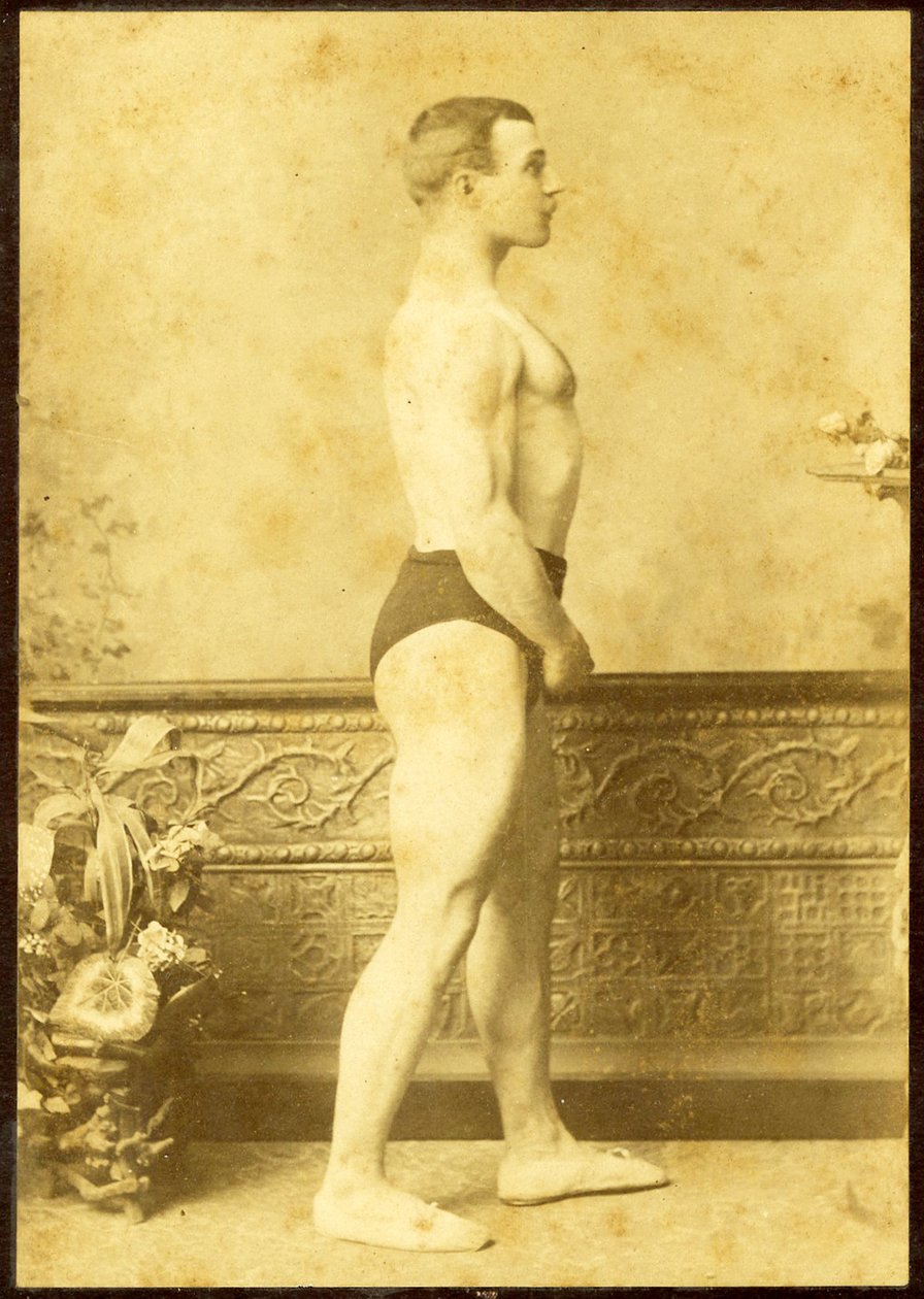 Vahvan miehen muotokuva, n. 1890 tekijältä Charles Eisenmann