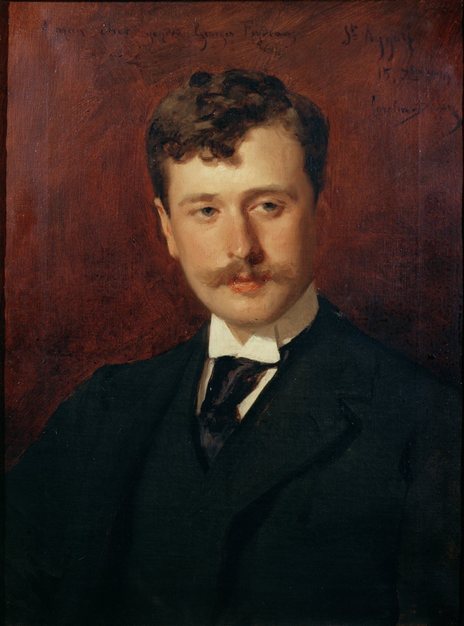 Georges Feydeaun (1862-1921) muotokuva tekijältä Charles Emile Auguste Carolus Duran