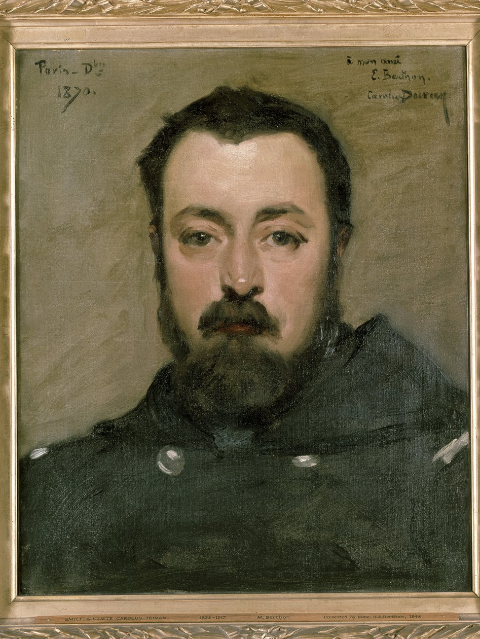 M. Berthonin muotokuva, 1870 tekijältä Charles Emile Auguste Carolus Duran