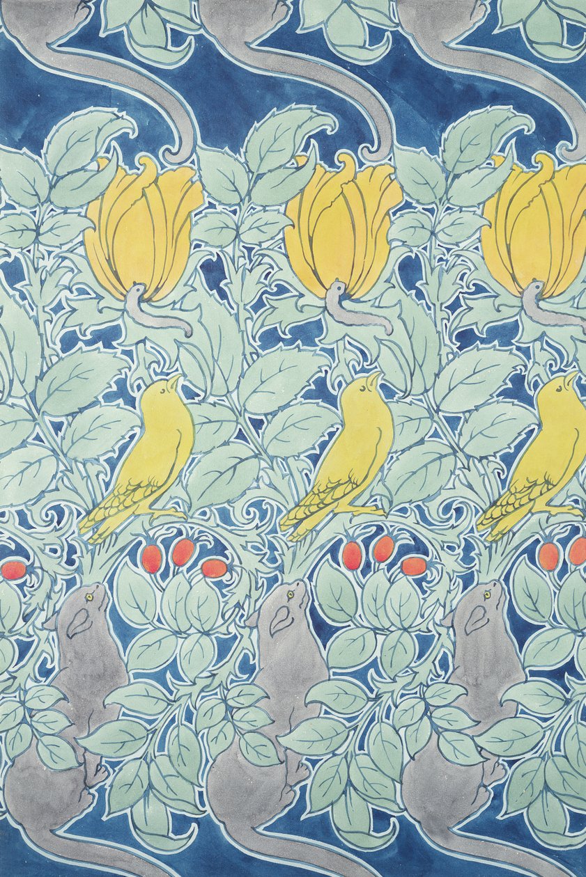 Let Us Prey, tapettisuunnittelu tekijältä Charles Francis Annesley Voysey
