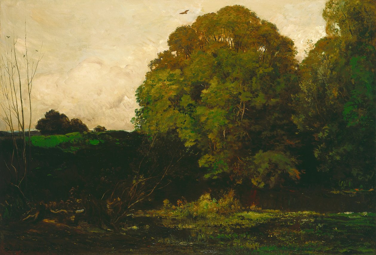 Lampi Morvanissa, 1869 tekijältä Charles Francois Daubigny