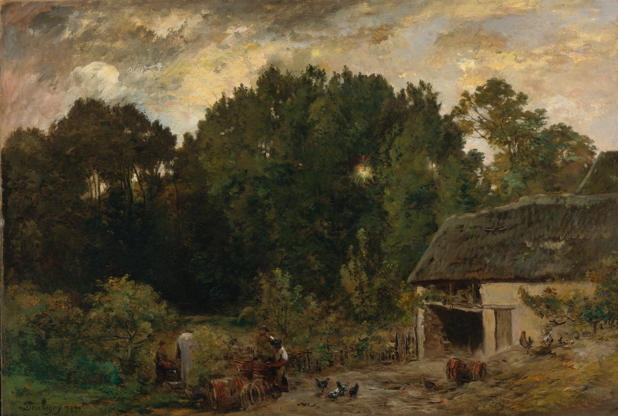 Le Tonnelier tekijältä Charles Francois Daubigny